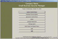 Small Business Security Manager screenshot